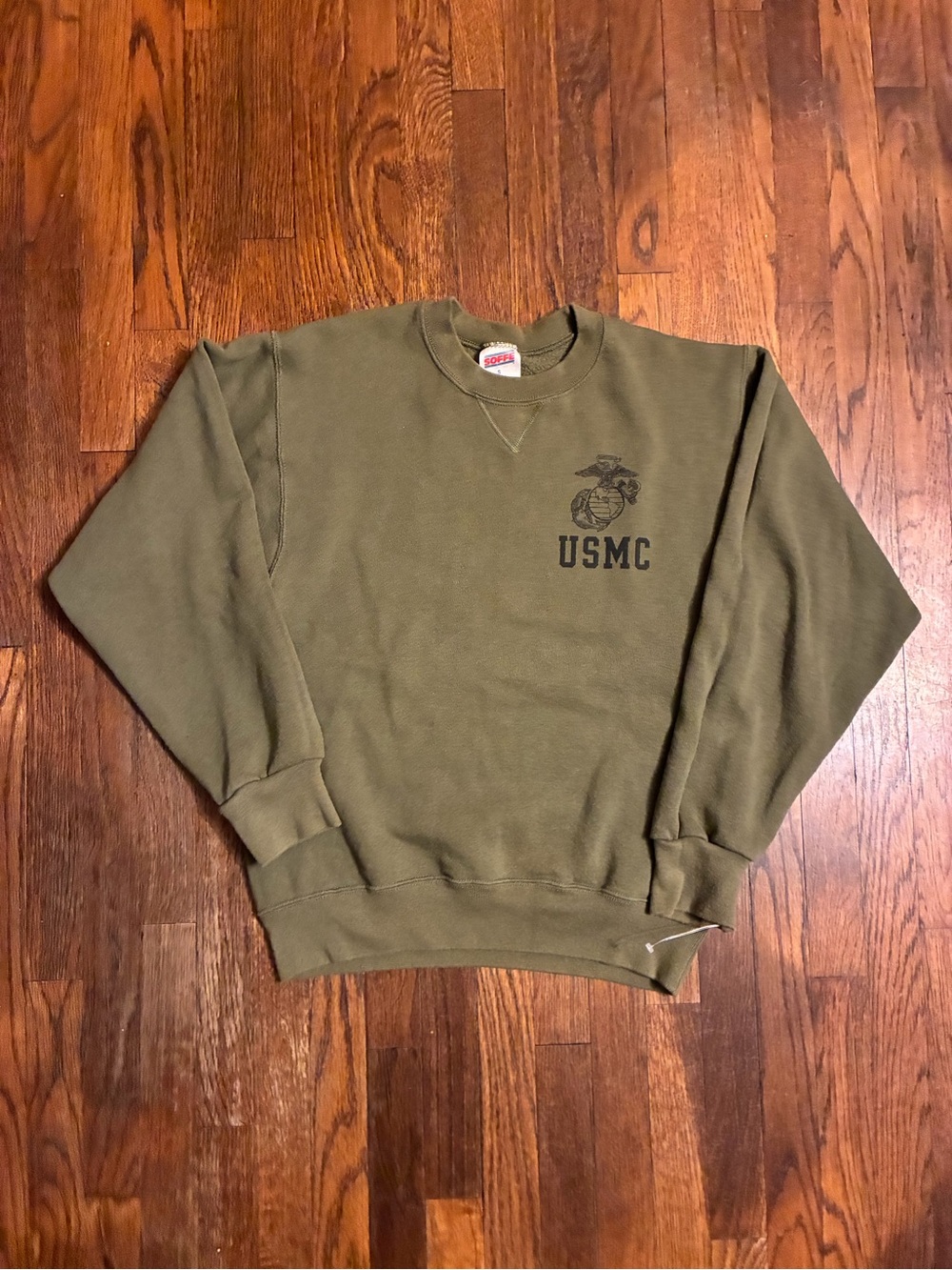 Vintage soffee USMC sweatshirt size small